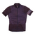 Women’s pro team cycling jersey, dark purple, short sleeves, full front zip