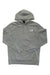 Half Dome pullover hoodie in light gray with small chest logo patch