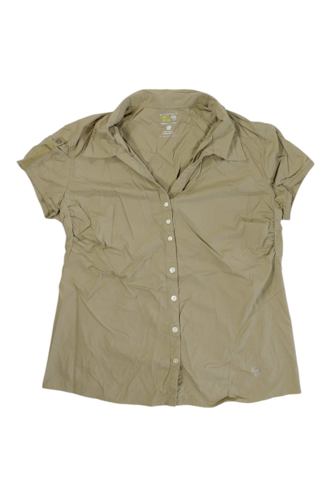 Mountain Hardwear Womens Short Sleeve Button Up Top