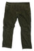 A pair of Kuhl Mens Revolvr Rogue Pants in olive green, featuring lightweight fabric, front pockets, visible stitching, and a button closure, shown laid flat on a white background.