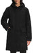 Women's expedition parka in black, hooded with front pockets and The North Face logo
