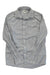 The North Face Men’s Long-Sleeve Stayside Chamois Shirt in light gray, featuring a single chest pocket and white buttons, shown laid flat on a white background.