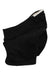 The Womens Active Shorts, black with an elastic waistband, are displayed lying flat and slightly folded on a white background.