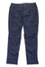A pair of Women's AP Pants in navy blue with front pockets and a button closure, ideal for hiking, shown laid flat on a white background.