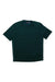 The Rapha Men's Trail Technical T-Shirt, a plain dark green short-sleeve top made from breathable, sweat-wicking fabric, is displayed flat on a white background.