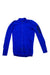 The Rapha Mens Pro Team Long Sleeve Midweight Jersey is a bright blue, performance cycling top with a front zipper and "RAPHA" in black on the left sleeve—ideal for serious riders.