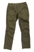 Women's AP Pants in olive green feature front pockets and button closure, ideal for hiking. Shown against a white background.