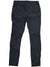 The Womens Brenna Pant is a pair of black moto skinny pants featuring front and back pockets, visible knee seam details, and belt loops at the waistband.