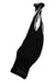 Inspired by Rapha Mens Brevet Bib Shorts, this black fabric sling with white trim supports and immobilizes the arm or shoulder, shown laid flat on a white background.