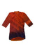 The Rapha Womens 100 Aero Jersey is a short-sleeved, pro-fit aero jersey with red and dark purple diagonal stripes, front zipper, and Rapha logo on the left sleeve and collar for enhanced aerodynamic performance.