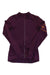 The Rapha Women's Pro Team Long Sleeve Jersey is dark purple with a front zipper and bold orange "RA" lettering on the left sleeve.