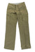 Women's Yuma Pants in light brown, featuring a drawstring waist, two large side pockets, and relaxed straight legs made from 4-way stretch fabric, are displayed flat on a white background.