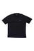 The Rapha Explore Technical T Shirt is a lightweight, breathable black cycling tee with short sleeves, subtle panel detailing, a crew neckline, and "Rapha" printed on the left chest.