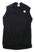 The Sportful Womens Giara Vest is a lightweight black cycling vest with a front zipper, breathable mesh on the shoulders, and a small white chest logo, providing excellent front protection for your rides.