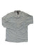 The North Face Mens Long Sleeve Button Up Top in light gray is shown laid flat on a white background, featuring a collar, chest pockets, and slightly wrinkled fabric for a relaxed style.