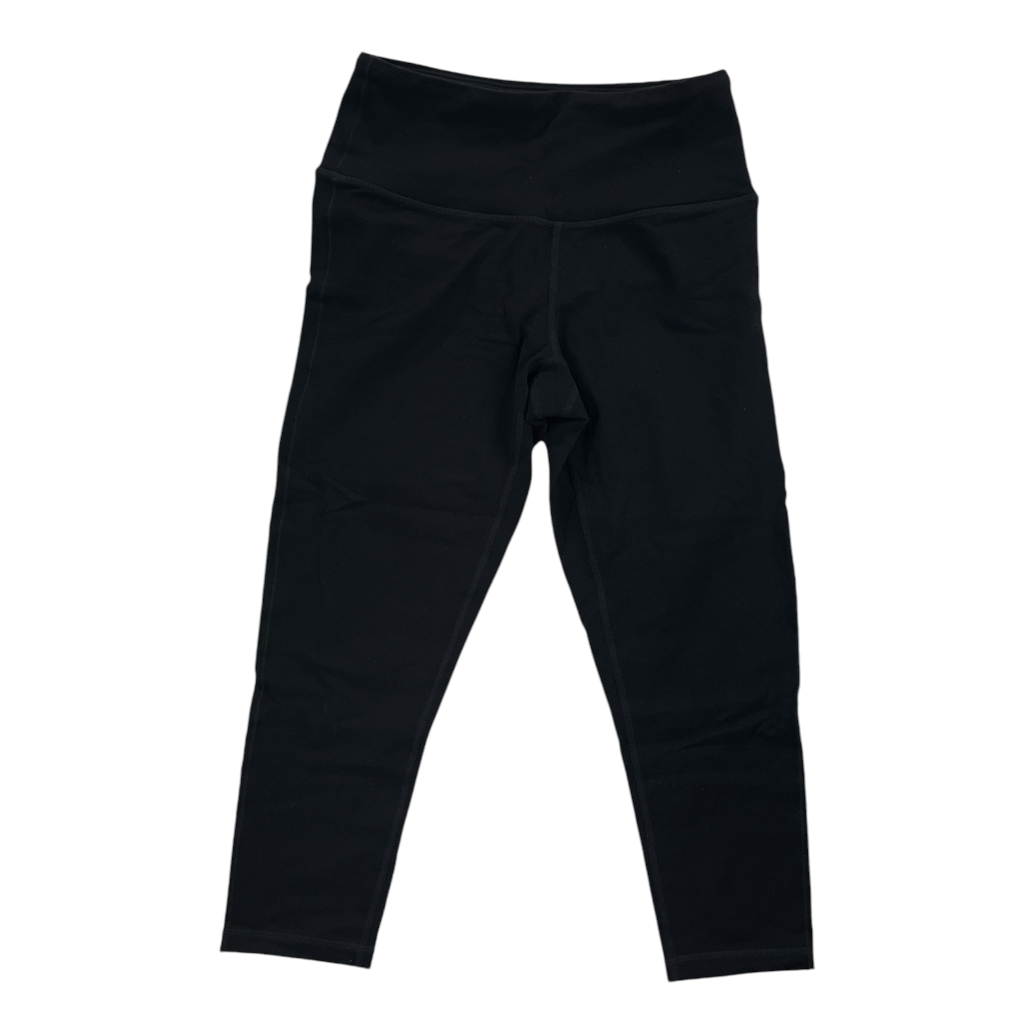 Prana women's leggings in black with elastic waistband and tapered full-length legs