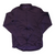 Long-sleeve cycling jersey with full front zipper and stand collar, purple