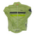 Women's Brevet Wind Jacket in light green with full zip and reflective stripe