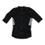 Women’s Rapha Pro Team Aero cycling jersey, black with vertical Rapha side print, full zip