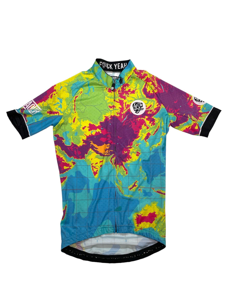 Heat Map Cycling Jersey Out&Back Outdoor