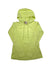 A light green Polar Tech Long Sleeve Fleece Pullover Hoodie with drawstrings, long sleeves, and a relaxed fit is displayed flat on a white background.