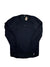 The Mens Cycling Crew Neck Jersey is a plain black long-sleeve athletic shirt for thermal control, designed as a cycling baselayer with a small chest logo. It’s shown on a white background with its tag attached to the collar.
