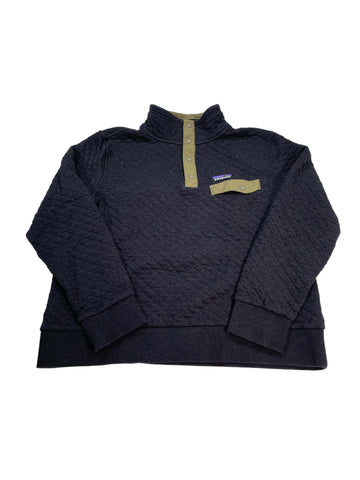 Womens Organic Cotton Quilt Snap-T Pullover