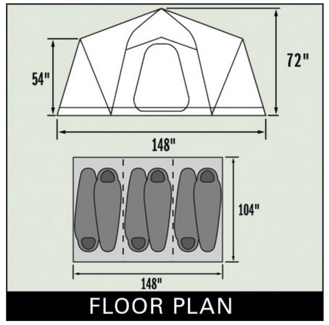 Trailhead 6 Tent