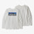 Kids' long-sleeve rashguard in light grey with front logo
