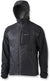 The Men's Isotherm Insulated Hoody Jacket, black with a front zipper, zippered side and chest pockets, Polartec Alpha insulation, and Pertex Quantum shell, is shown on a mannequin with no visible face or hands.
