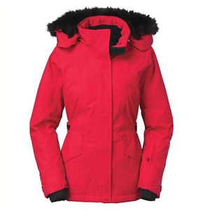 Tremaya waterproof down parka 2025 with faux fur trim