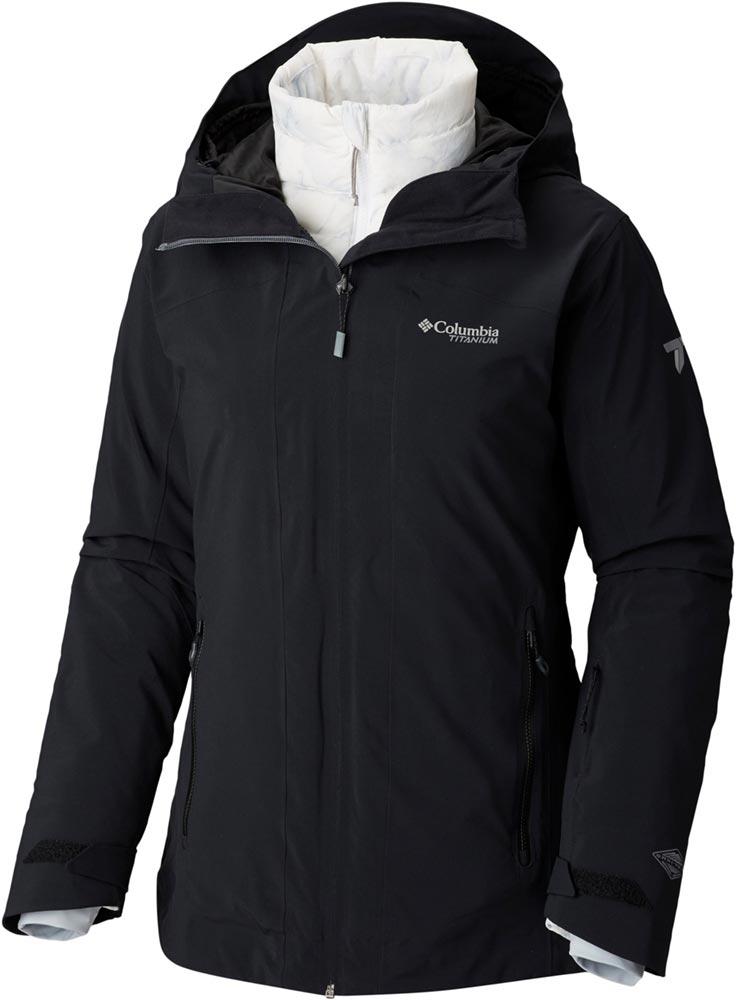 COLUMBIA Titanium Women's Omni-Tech 3-in-1 Interchange Jacket